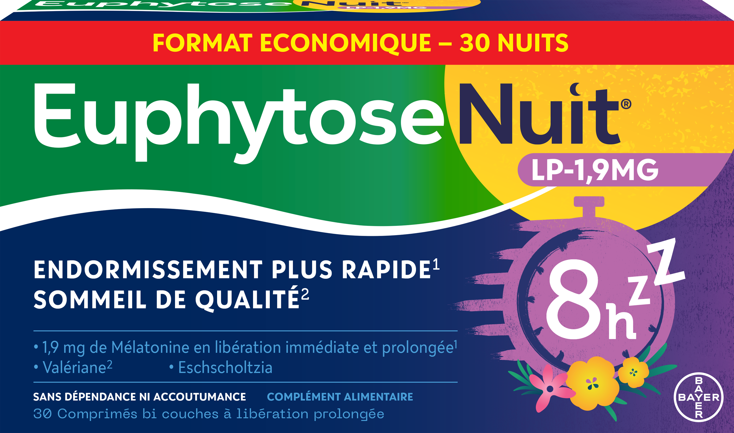 euphytosenuit 1,9mg endormissement plus rapide 30 comprimés