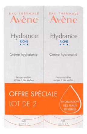 HYDRANCE RICHE crème hydratante   2x40ml
